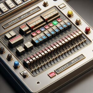 Menús de servicio frente a switches físicos 